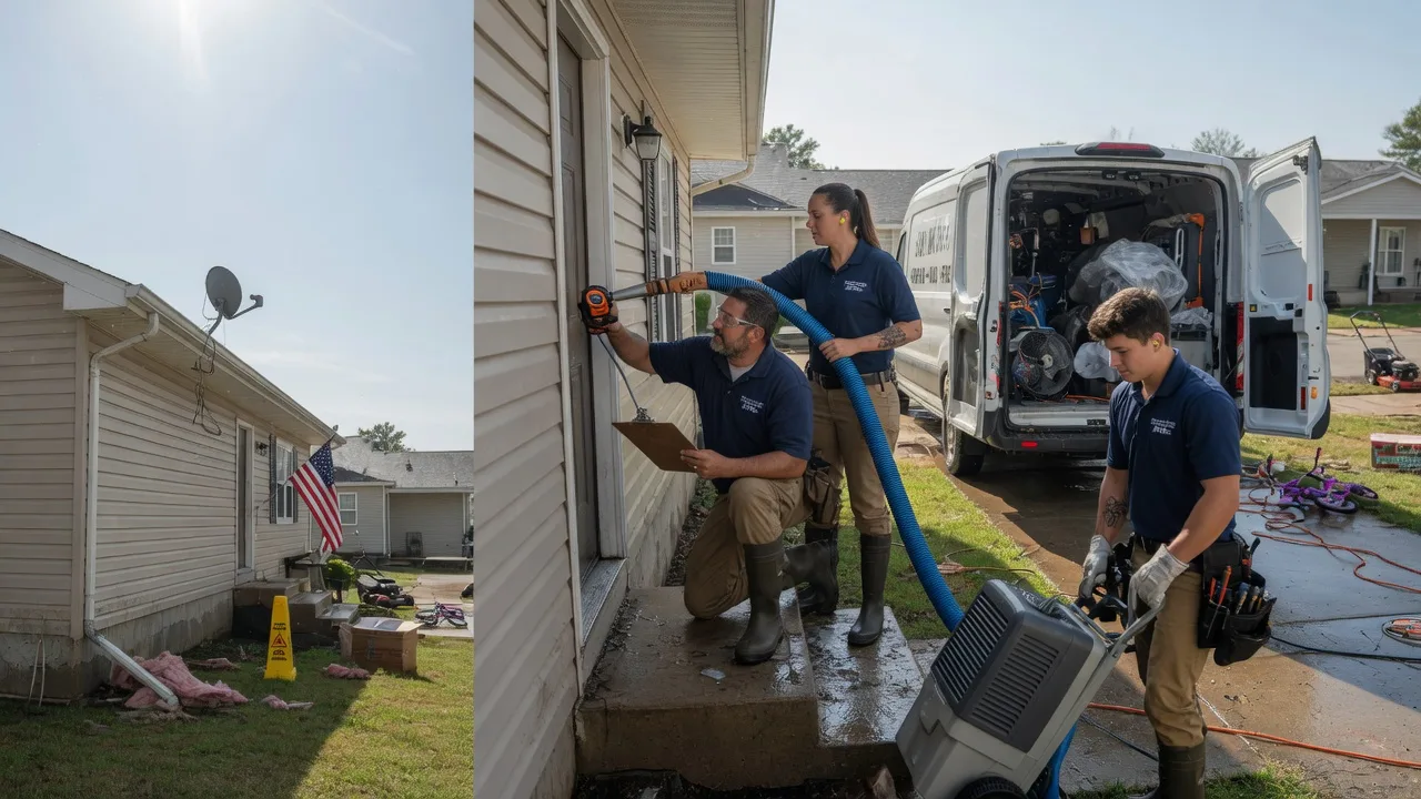 Ceiling Water Damage Restoration in Lanesville, IN near me